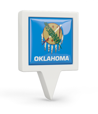 Oklahoma Map Pin