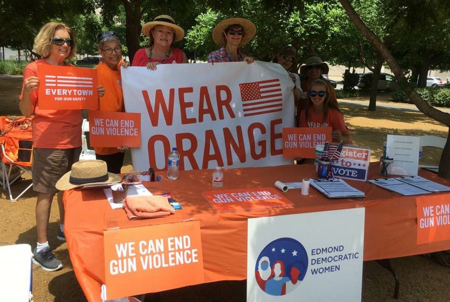 EDW members advocate an end to gun violence in Stillwater at Oklahoma State University